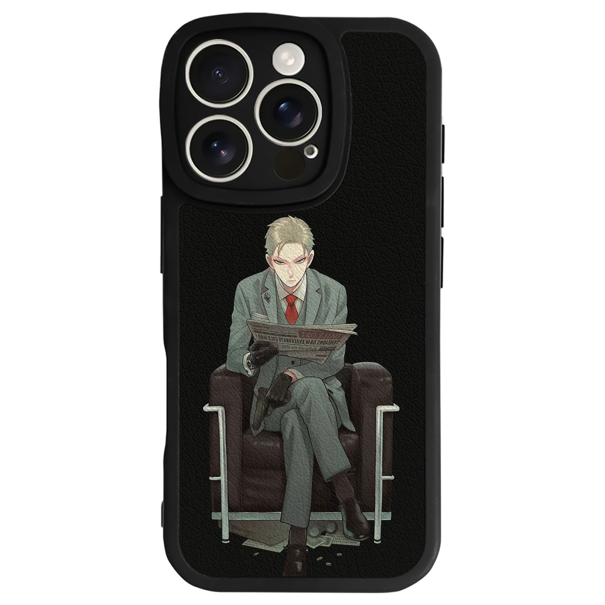 （画像用） SPY×FAMILY间谍家家酒 【iPhone 16シリーズ対応】シリコンスマホケース（レザー調） 材質：シリコン
